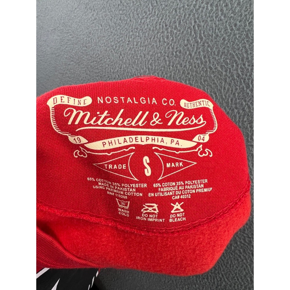Mitchell & Ness Sweatshirt Womens NFL Atlanta Falcons Throwback Retro Red Small - Picture 7 of 7